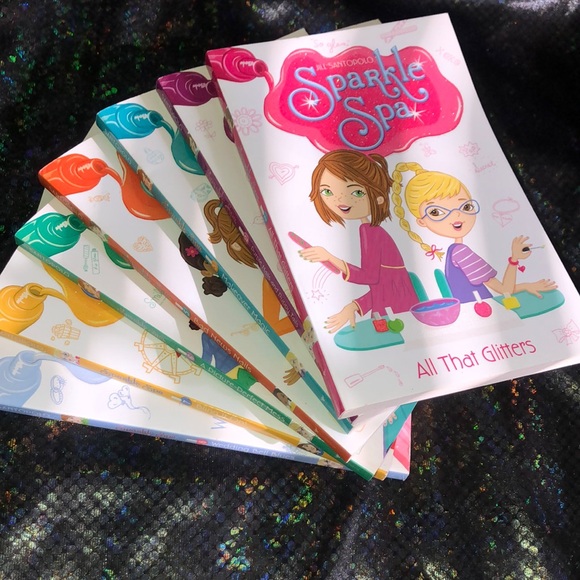 Jill Santopolo Sparkle Spa Book Set of 7 Like New - Picture 2 of 6